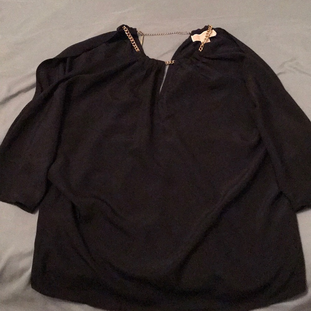 Open shoulder blouse